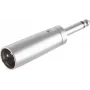 Adapter ShiverPeaks XLR (emale) 6,3 mm TS mono 55030 — helikaabli pistik