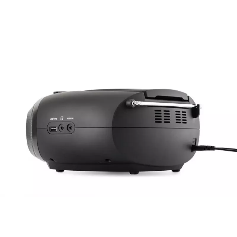 Raadiomängija JVC RC-E444B must, CD-mängija ja FM-tuuneriga
