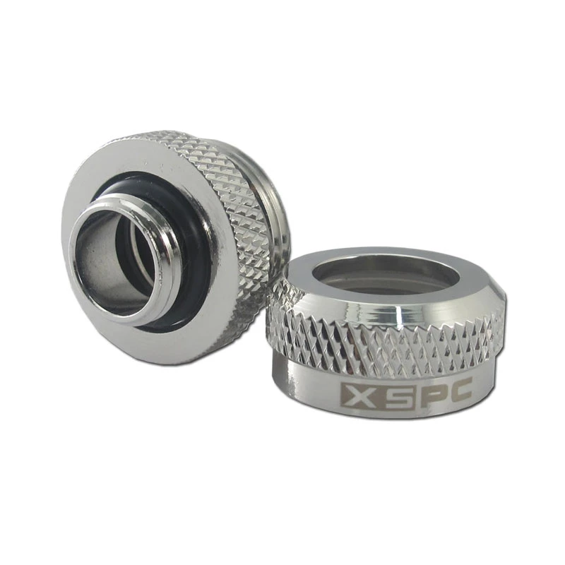 XSPC Connector G1/4 kuni 14mm Hardtube, kroom - 8 tk
