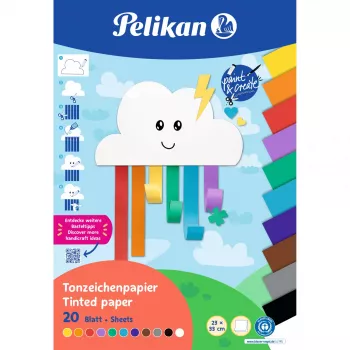 Pelikan 101585 kartong/käsitööpaber 120 g/m² 20 lehte (101585)