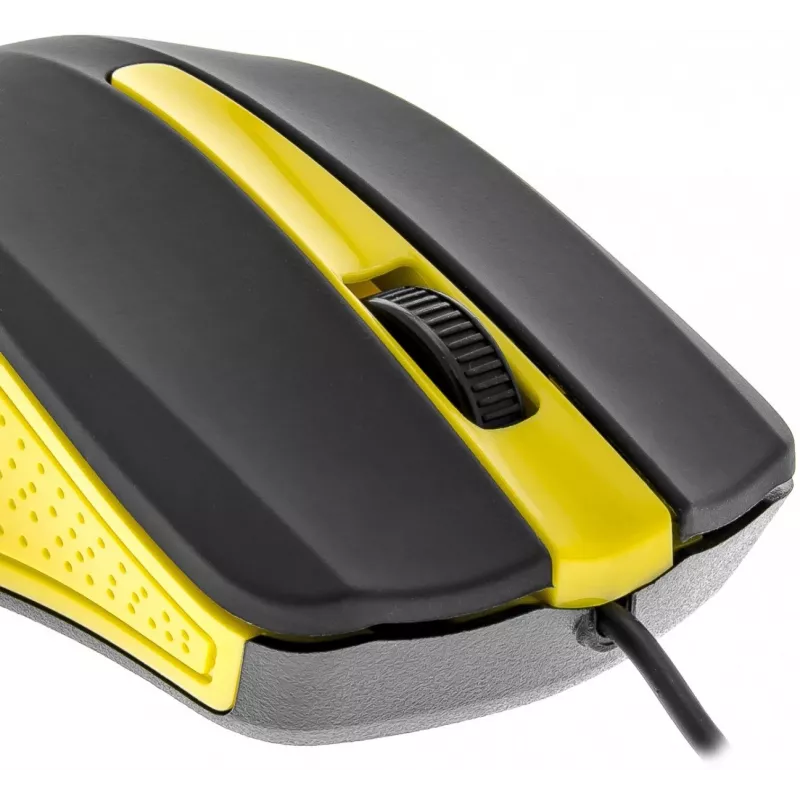USB-juhtmega hiir, 3 nuppu, kummeeritud pind