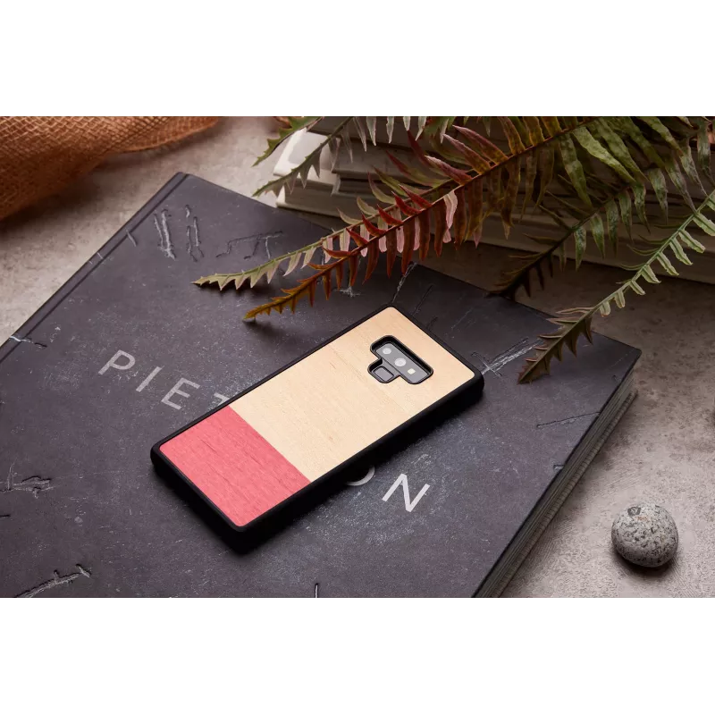 Nutitelefoni ümbris man and wood Galaxy Note 9 jaoks — must, sobimatu disain