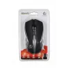 Rebeltec Wireless optical hiir, GALAXY Must/silver, rubber surface