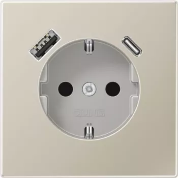 Jung ES1520-15CA SCHUKO-pistikupesa USB Type AC-ga (ES1520-15CA)