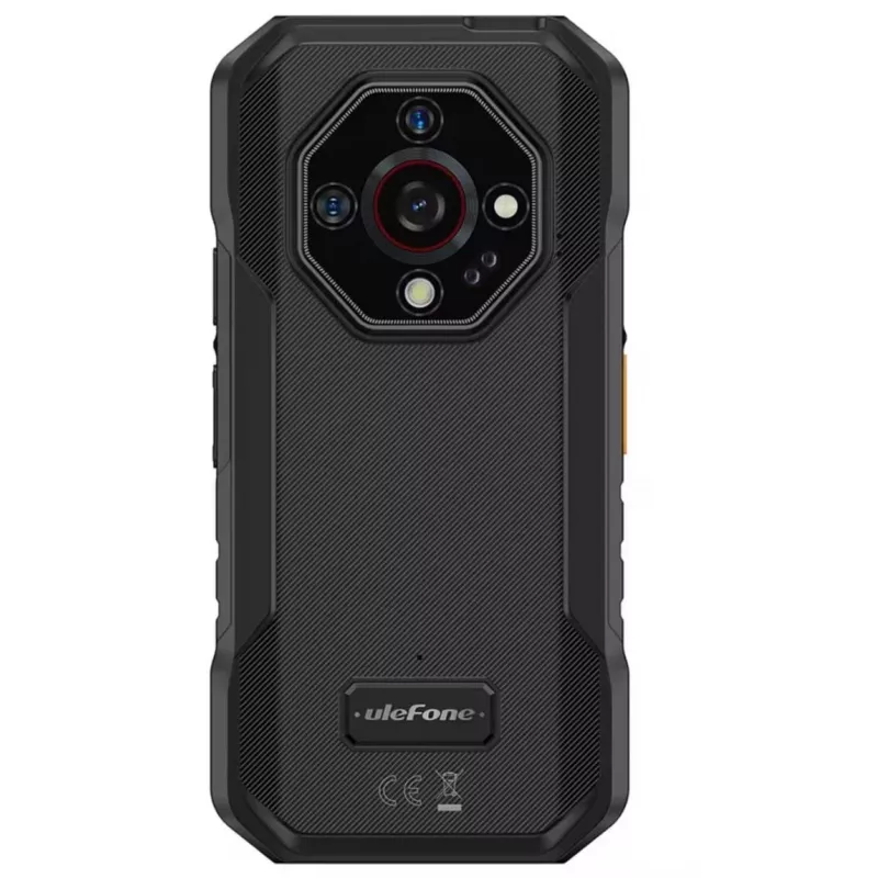 Nutitelefon UleFone Armor X32 – 5,65 tolli (14,3 cm), Android 14, 6 GB muutmälu, 128 GB, 48 MP kolmikkaamera, 5500 mAh, IP68/IP69K, kahe SIM-kaardiga, must