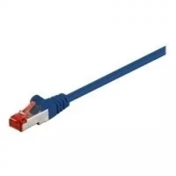 Wentronic Goobay - patch-kaabel - RJ-45 (M) - RJ-45 (M) - 5,0m - SFTP, PiMF - CAT 6 - gepresst, Halogen-Free - Sinine (68270)