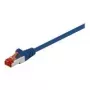 Wentronic Goobay - patch-kaabel - RJ-45 (M) - RJ-45 (M) - 5,0m - SFTP, PiMF - CAT 6 - gepresst, Halogen-Free - Sinine (68270)