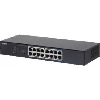 Dahua Technology S3016-16GT võrgukommutaator, haldamata, L2, Gigabit Ethernet (10/100/1000), töölauale/seinale