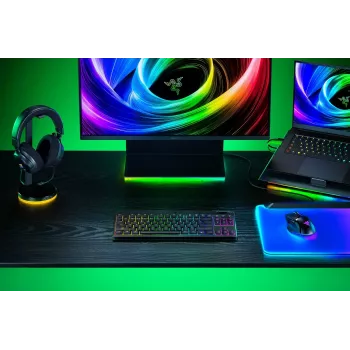 Razer MustWidow V4 Low-Profile Tenkeyless HyperSpeed klaviatuur Gaming USB RF Wireless Bluetooth QWERTY US International must