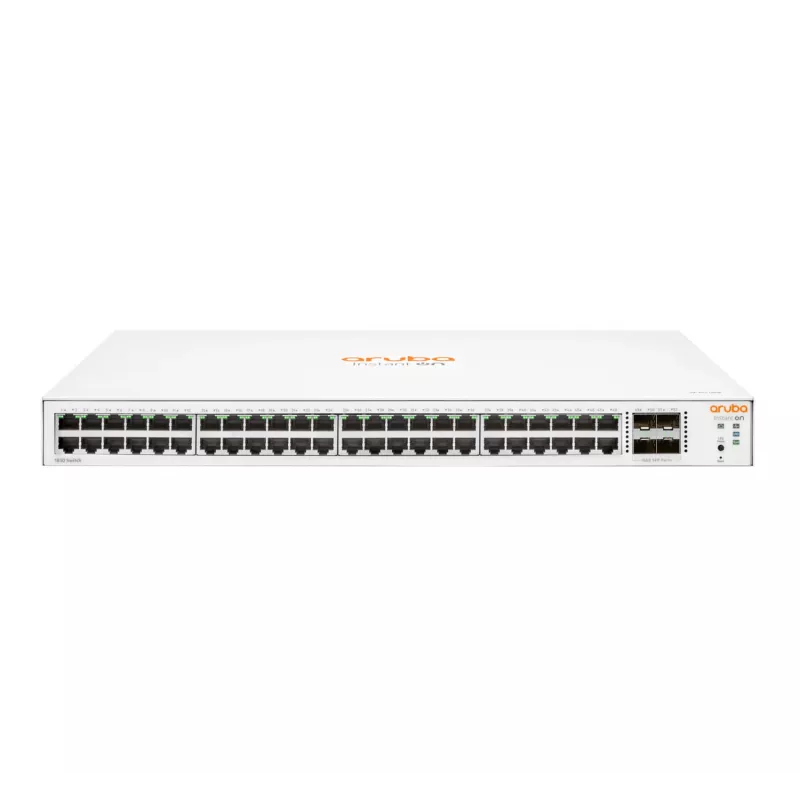 HPE Aruba Networking Aruba Instant On 1830 48G 4SFP Hallatav L2 Gigabit Ethernet (10/100/1000) 1U