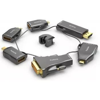 PureLink Adapter Ring suur - 6x HDMI - miniDP/DP/USB-C/Mini HDMI/Micro HDMI/DVI