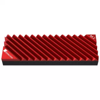 Jahutusradiaator Jonsbo M.2-3 RED Must Punane 24,4mm 73mm 9,6mm