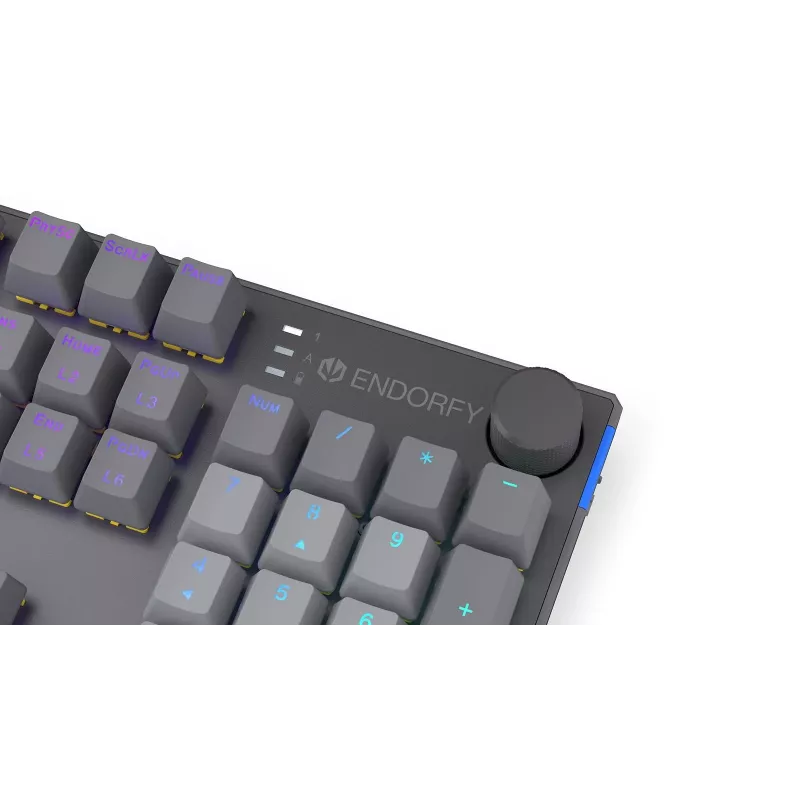 Juhtmevaba klaviatuur ENDORFY Thock V2 — ergonoomiline paigutus, RGB-valgustus, juhtmevaba ühendus