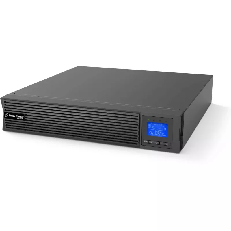 Riiuliga UPS Powerwalker Vfi 1000 Licr Iot PF1 ON-LINE 1000VA 8X Iec C13 USB-B RS-232 LCD 2U