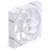 120 mm korpuseventilaator Jonsbo HF2-120 Valge — pööratud labadega, PWM, ARGB