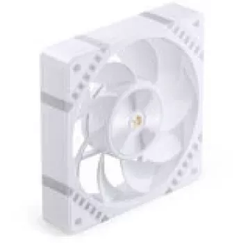 120 mm korpuseventilaator Jonsbo HF2-120 Valge — pööratud labadega, PWM, ARGB