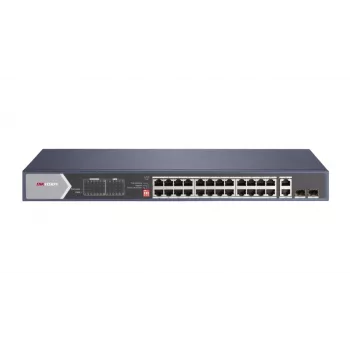 Hikvision DS-3E0528HP-E võrgulinkide haldamata Gigabit Ethernet (10/100/1000) PoE tugi sinine