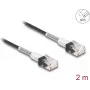 Võrgukaabel DeLOCK RJ45 Cat.6A UTP Õhuke 2m Must