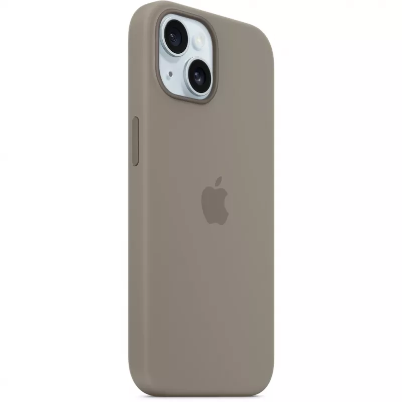 Silikoonümbris MagSafe'iga iPhone 15 jaoks - savi