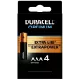 Duracell OPTIMUM AAA leelispatareid, 4 tk pakendis — kauakestev energia väikestele seadmetele