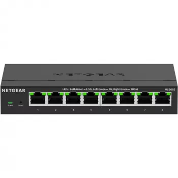 NETGEAR MS308E haldamata 2.5G Ethernet (100/1000/2500) must