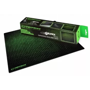 hiir pad ESPERANZA EGP103G — mänguhiirematt kummist, 400×300×3 mm, mustriga roheline