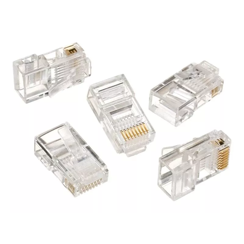 Modulaarpistik 8P8C tahke LAN-kaabli jaoks CAT5, UTP, 10 tk kotis