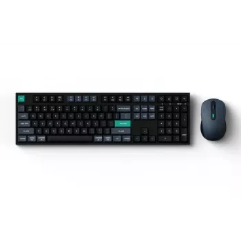 Klaviatuur Keychron B36 + BM25 täissuuruses 100% QWERTY inglise, USB + RF-juhtmevaba + Bluetooth, käärikujulised lülitid, must, kaasas hiir