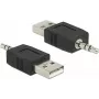 Kaabelsoovahetaja DeLOCK 66069 USB A 3,5 Must