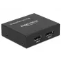 Videojaotur DeLOCK 87691 DisplayPort 2x DisplayPort