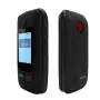 eSTAR Digni Flip 6,1 cm (2.4) 102 g must, punane eakate telefon