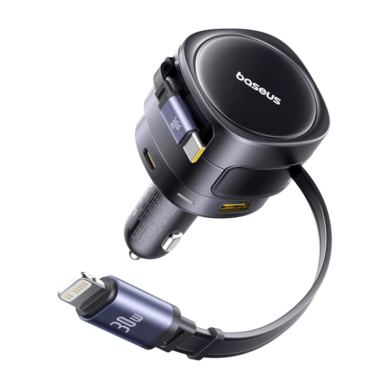 Akupanga laadija Baseus Enjoyment Max 90W USB-C, Lightning ja USB-A portidega