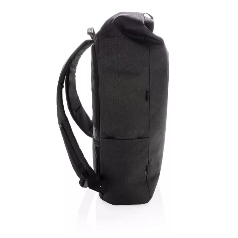 Seljakott XDDESIGN Urban Lite Must — 21 L (laiendatav 27 L), 15,6-tolline sülearvutisahtel, veekindel, kärurihm