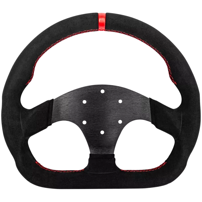Rool Simagic P-325D 325mm Alcantara — võidusõidurooli velg ilma rummuta