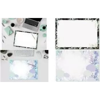 Kirjutusplokk Sigel Jolie Glamorous Leaves A3, 30 lehte, 80 g/m²