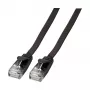Efb K8107SW.0,25 Etherneti patch-kaabel Must