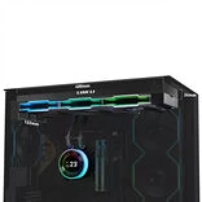 Kõik-ühes vedelikjahuti Lian Li GA II Hydroshift II LCD-C 360TL 12 cm Must