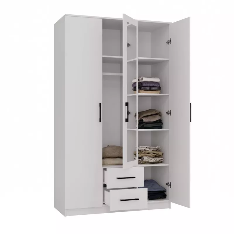 Riidekapp Topeshop ROMANA 120 BIEL