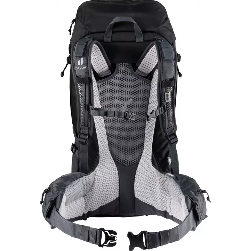 Seljakott Deuter Futura Pro 38 L — 38 L matka- ja mägironimisseljakott, Ventileeritav selg, Puusavöö, Rinnarihm, Must