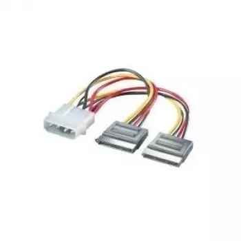 ROLINE Y-Adapter kaabel 4 pol. HDD / 2x SATA (11.03.1050)