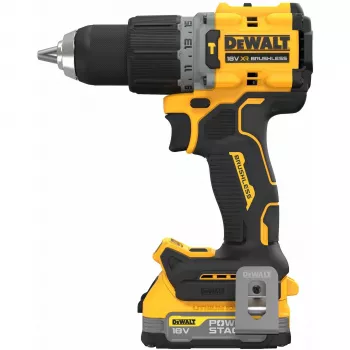 Püstolkäepidemega trell DeWALT DCD805E2T-QW, 18V Li-Ion 1.7Ah x2, harjadeta, 2000 RPM, 90 Nm, 13 mm padrun