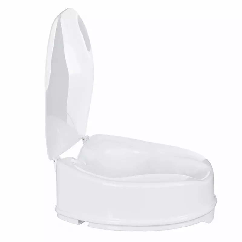 Tõstetud WC-poti tarvik ActionMed NT15AM — pikendus, 15 cm kõrgus, polüpropüleen, lukustatav, max koormus 180 kg, siseava 210×268 mm, laius 360 mm