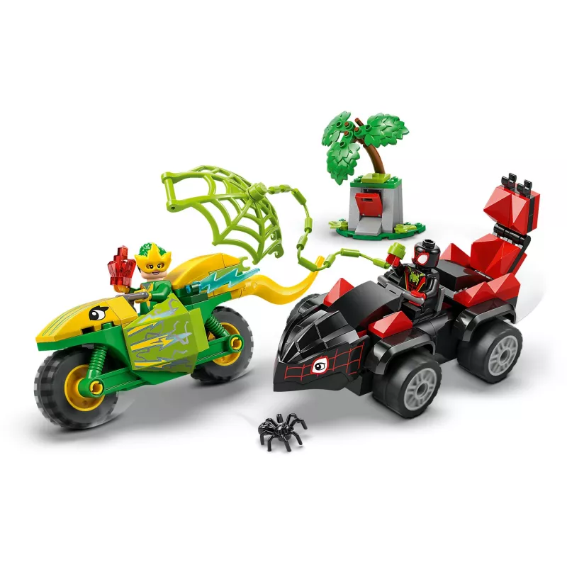 LEGO MARVEL 11198 Spin ja Electro dinosaurusõidukite tagaajamine