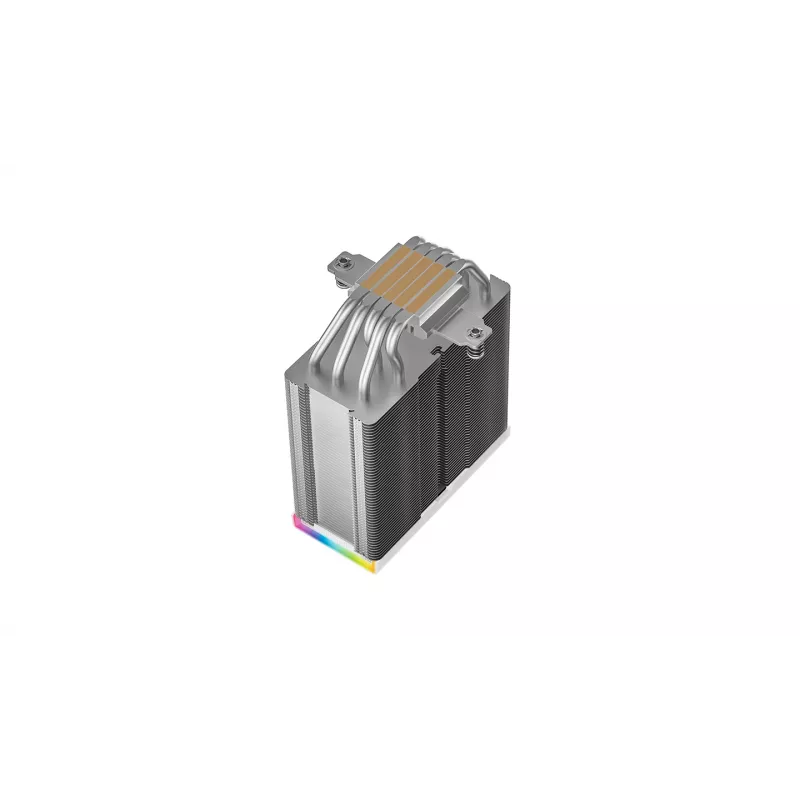 DeepCool AK500S Digital SE — 5 soojustoru, 120 mm FDB-ventilaator, PWM, mitmevärviline LED, valge, toetab Inteli LGA1150 ja AMD pesasid