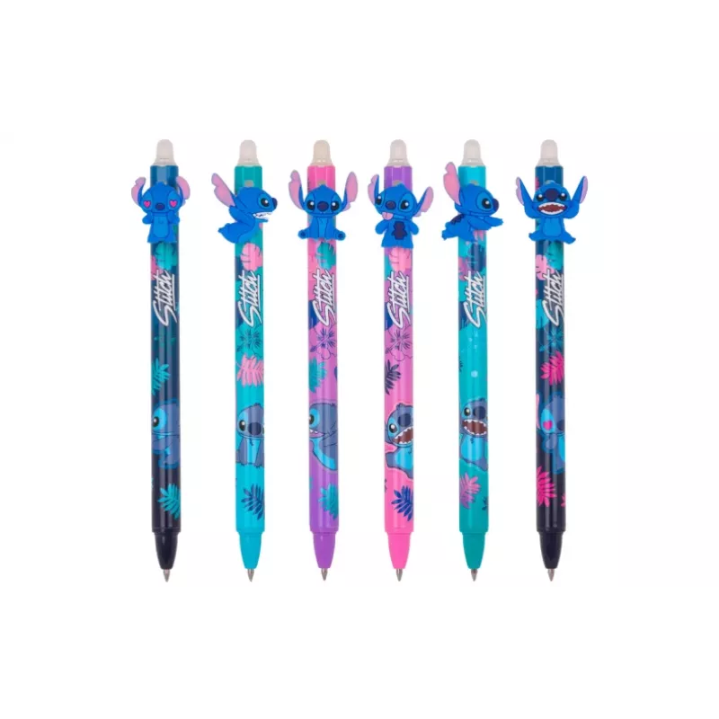 Sissetõmmatav kustutatav pastakas Cool Pack Disney Stitch 54908PTR, geeltint, sissetõmmatav otsik