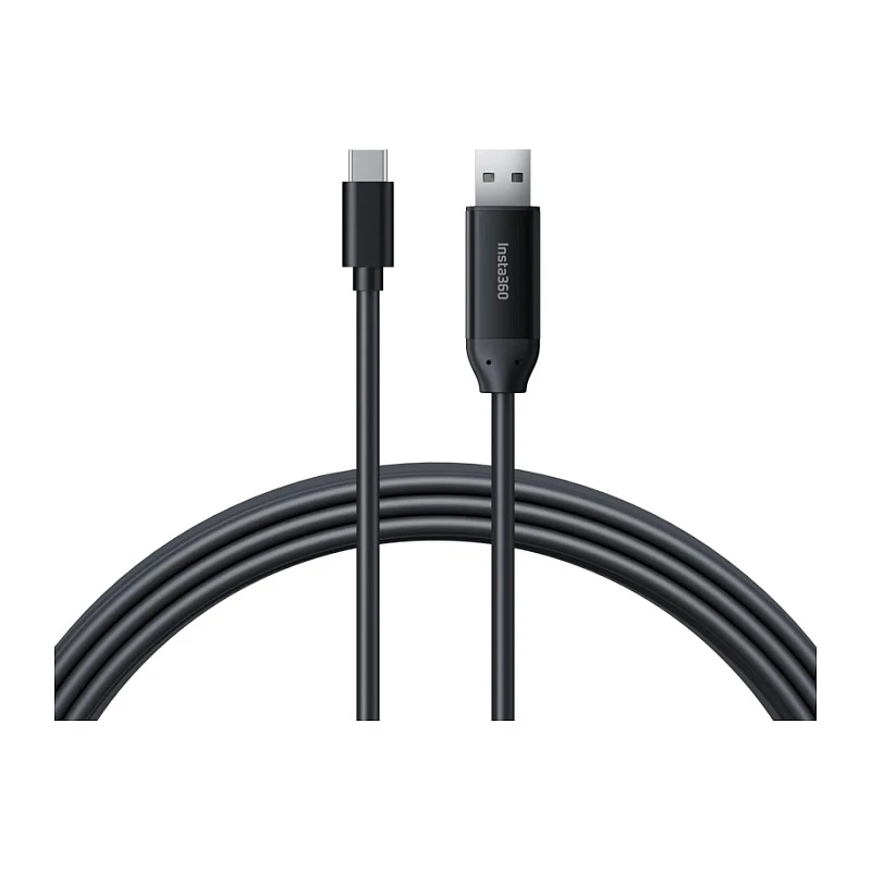 USB-A - USB-C kaabel Insta360 Connect Extra Long 10 m — andme- ja laadimiskaabel USB-C seadmetele