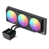 Gamemax CPU vedelikjahuti | GLACIER 360 LCD BK | Intel, AMD