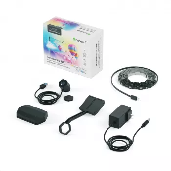 Nanoleaf 4D V2 TV ekraani peegeldus + valgusriba komplekt (telerile ja monitorile kuni 65 tolli) | 24 W | mitmevärviline RGB