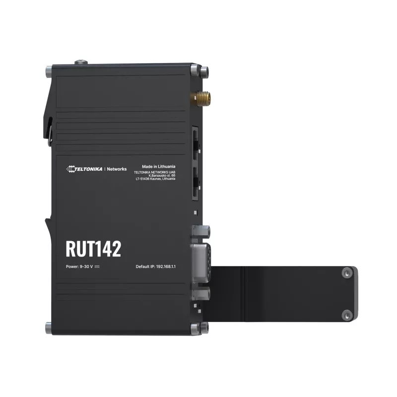 Teltonika tööstusruuter RUT142 WiFi 4, RS232, 2x RJ45 100Mb/s, IP30