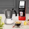 Kohvimasin BIALETTI BRIKKA INDUCTION 4TZ 180 ml Antratsiit, Hõbe